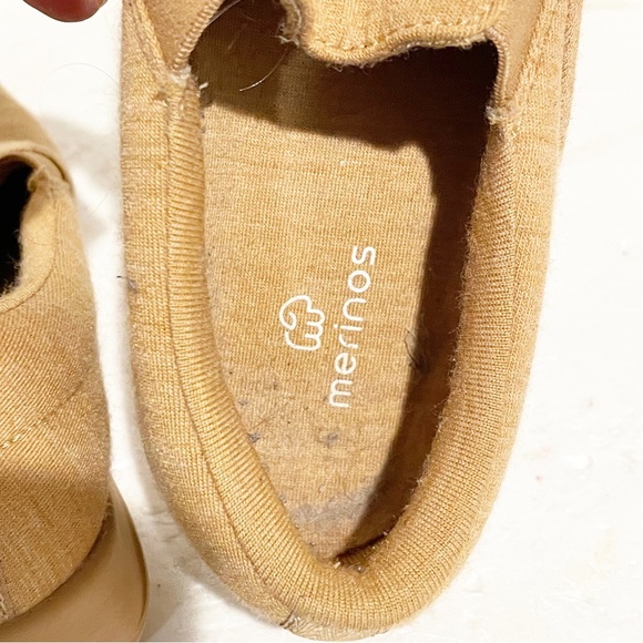 Merinos Womens Size 8 Camel Brown Loafer Slip on Shoes Flats - Picture 5 of 7